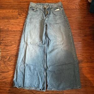 GAP Women's Light Blue Flare Jeans